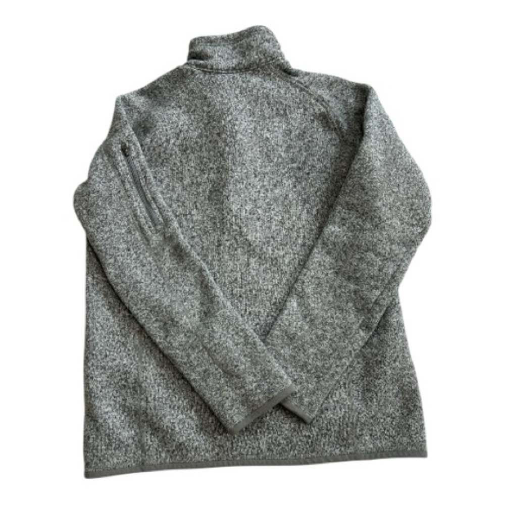 Patagonia Better Sweater Gray Fleece Quarter-Zip Pullover.Size L - Picture 2 of 6